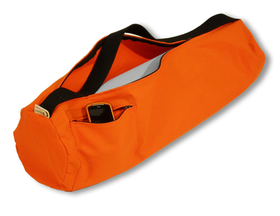 Durable Cotton Yoga Mat Bag - Extra Large & Large Sizes, Made in USA