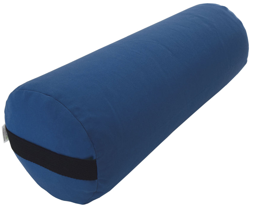 Yoga Bolster - Round Premium Professional Firm Studio Quality for Enhanced Yoga Practice - Apple Red