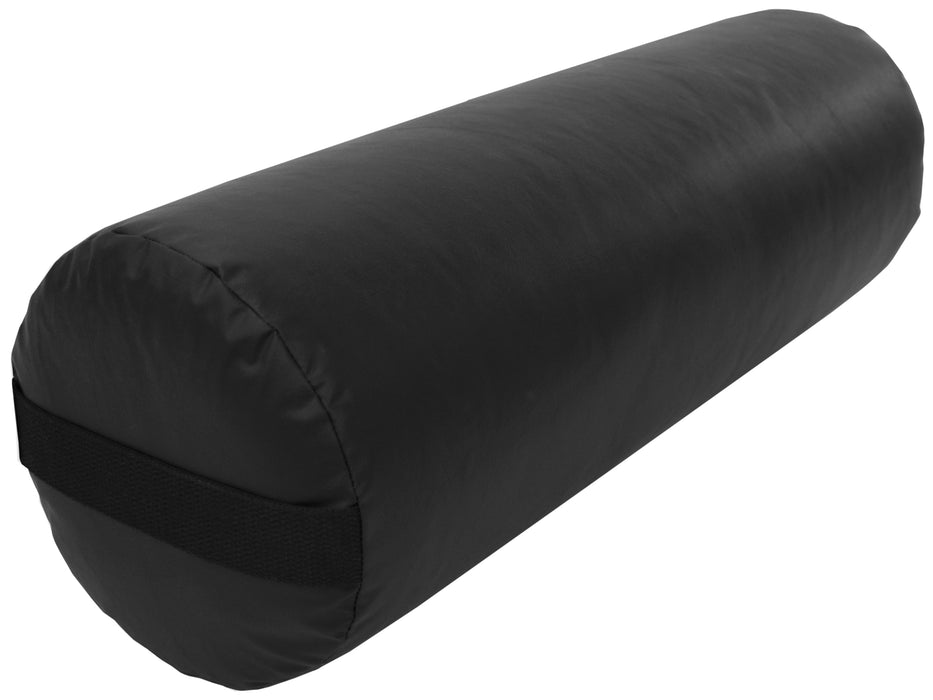 Yoga Bolster - Round Premium Professional Firm Studio Quality for Enhanced Yoga Practice - Apple Red