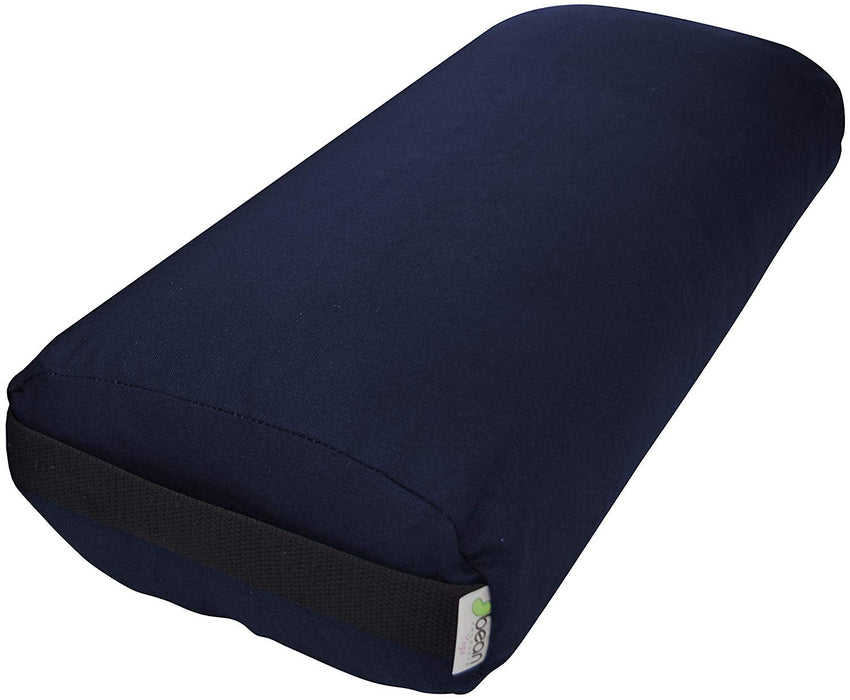 Yoga Bolster - Round Premium Professional Firm Studio Quality for Enhanced Yoga Practice - Apple Red