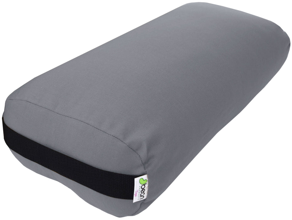 Yoga Bolster - Round Premium Professional Firm Studio Quality for Enhanced Yoga Practice - Apple Red