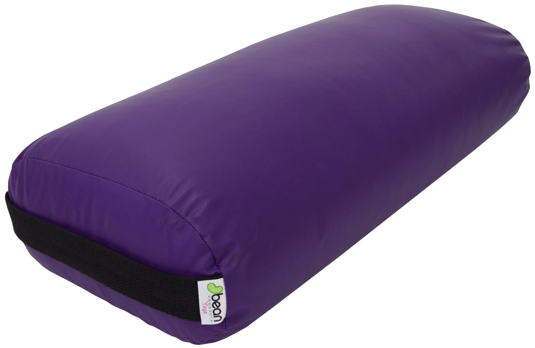 Yoga Bolster - Round Premium Professional Firm Studio Quality for Enhanced Yoga Practice - Apple Red