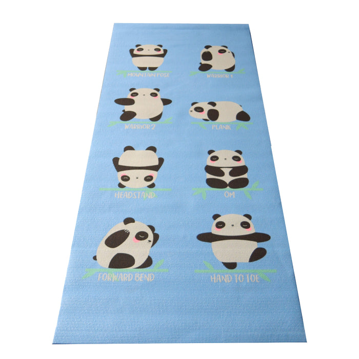 Durable Kid's Sticky Yoga Mat with Fun Designs - Eco-Friendly – Hot Pink