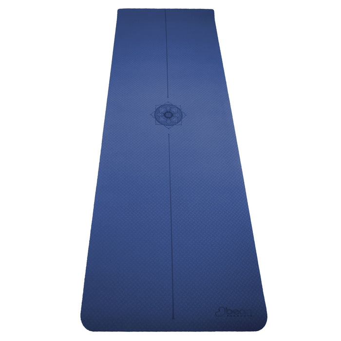 SuperLite TPE Yoga Mat - Extra Thick with Mandala & Energy Centering Line
