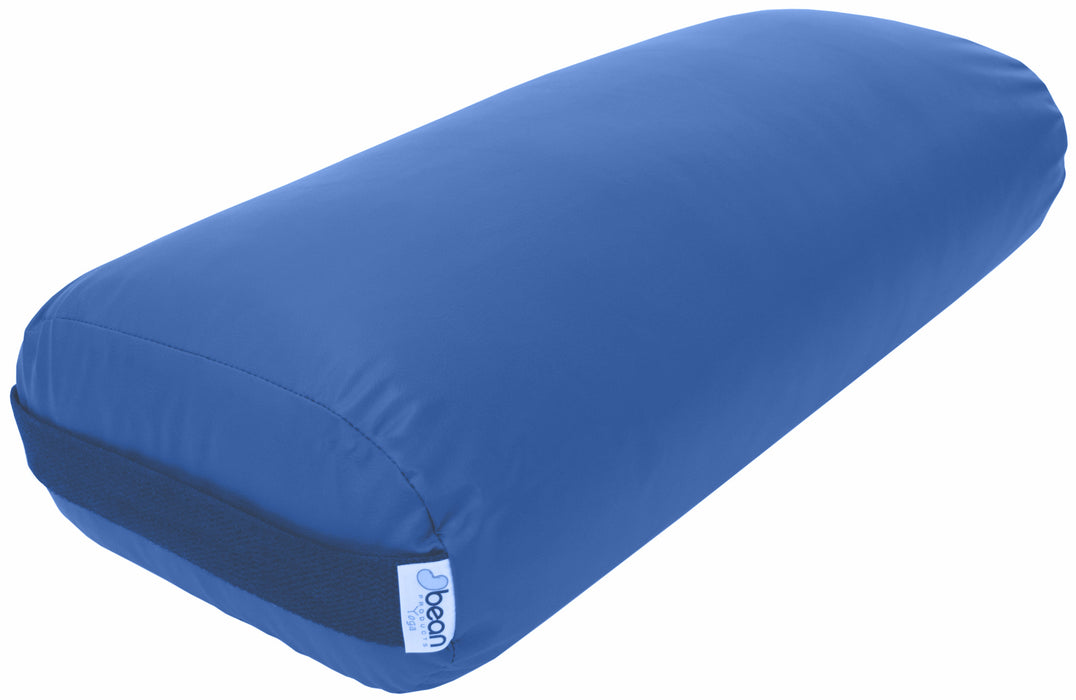 Yoga Bolster - Round Premium Professional Firm Studio Quality for Enhanced Yoga Practice - Apple Red