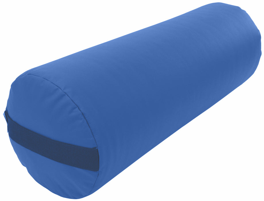 Yoga Bolster - Round Premium Professional Firm Studio Quality for Enhanced Yoga Practice - Apple Red