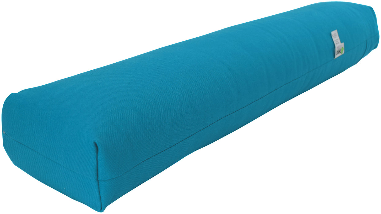 Yoga Bolster - Round Premium Professional Firm Studio Quality for Enhanced Yoga Practice - Apple Red