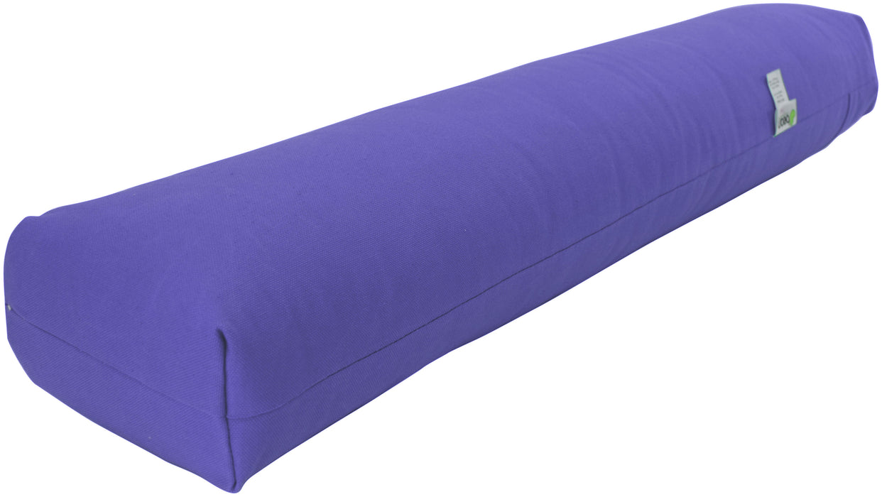Yoga Bolster - Round Premium Professional Firm Studio Quality for Enhanced Yoga Practice - Apple Red