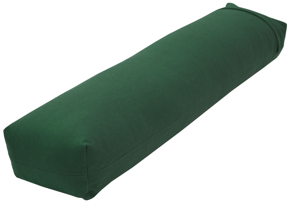 Yoga Bolster - Round Premium Professional Firm Studio Quality for Enhanced Yoga Practice - Apple Red