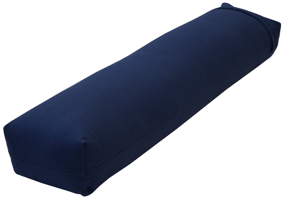 Yoga Bolster - Round Premium Professional Firm Studio Quality for Enhanced Yoga Practice - Apple Red